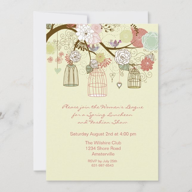 Nesting Floral Invitation (Front)