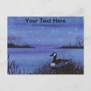 Nesting Goose Postcard