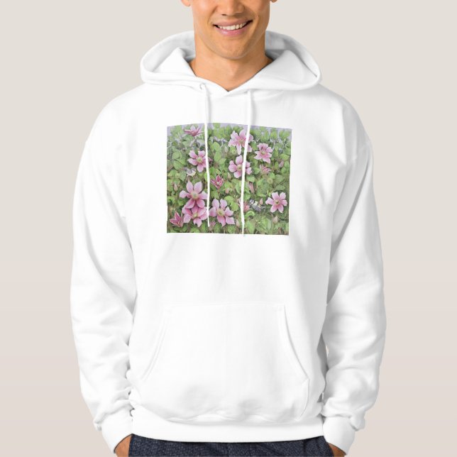 Nesting in Clematis Hoodie (Front)