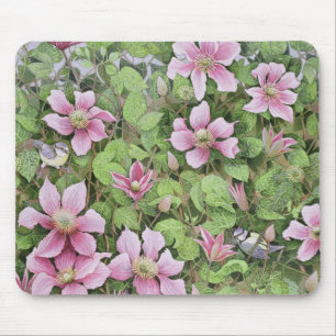 Nesting in Clematis Mouse Pad
