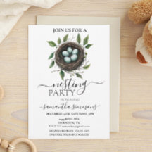 Nesting Party Baby Shower Alternative Party