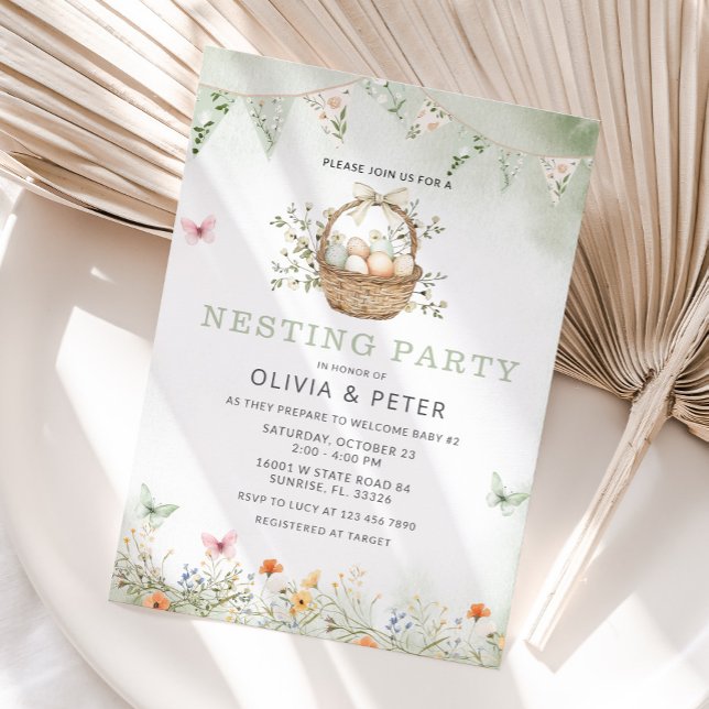 Nesting Party Prep the Nest Baby shower Invitation (Creator Uploaded)
