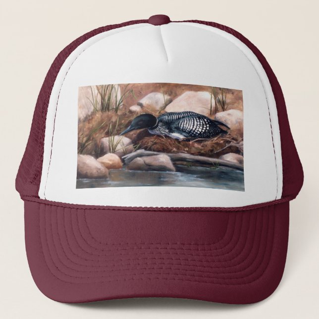 Nesting Time Loon Hat (Front)
