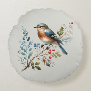 Nestled Nature Round Cushion