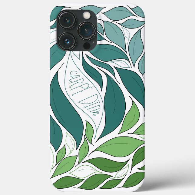 Nestling Leaves iPhone Case (Back)