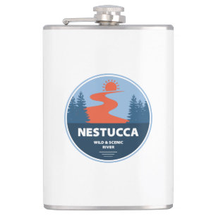 Nestucca Wild And Scenic River Hip Flask