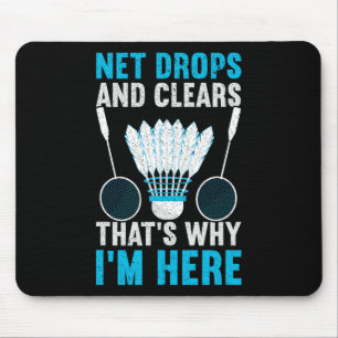 Net Drops And Clears That's Why I'm Here Funny Dmi Mouse Pad