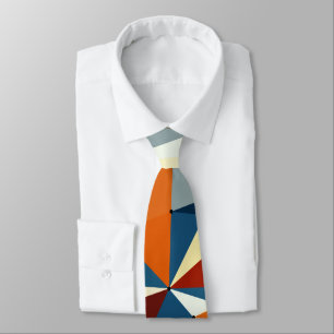 Net of multicolored triangles tie