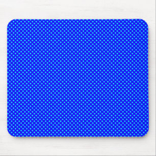 Net Pattern Blue with Cyan Mouse Pad