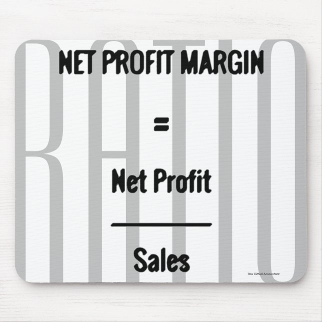 "Net Profit Margin" Mouse Pad (Front)