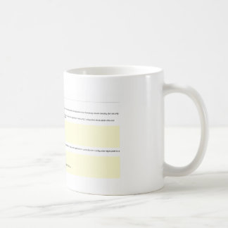 .NET Server Error Coffee Mug