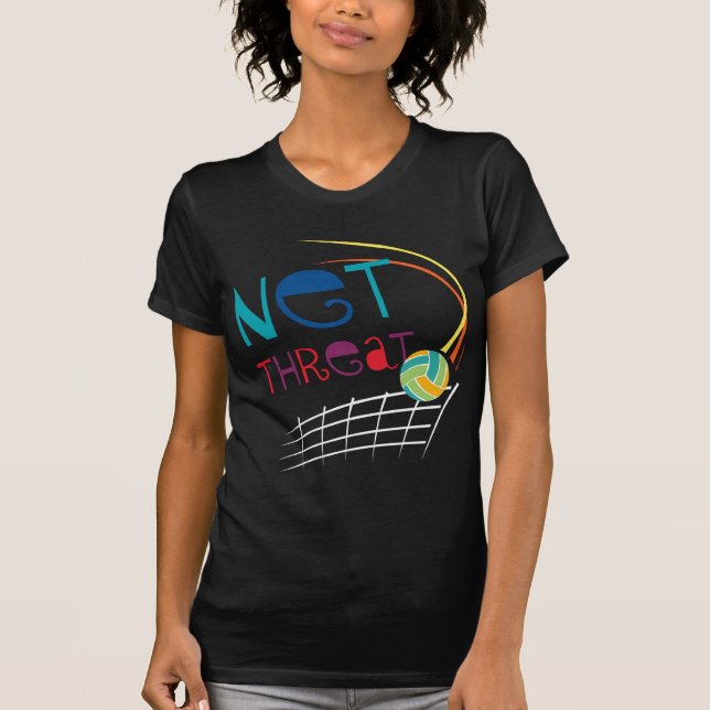 Net Threat Volleyball T-Shirt (Front)