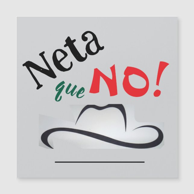 Neta que No! (Front)