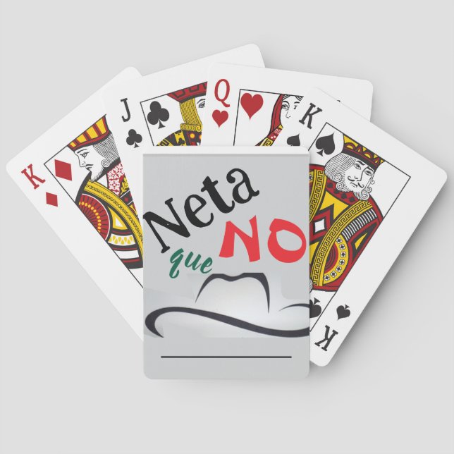 Neta que No! Playing Cards (Back)