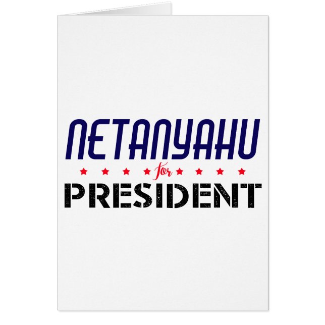 Netanyahu for President (Front)