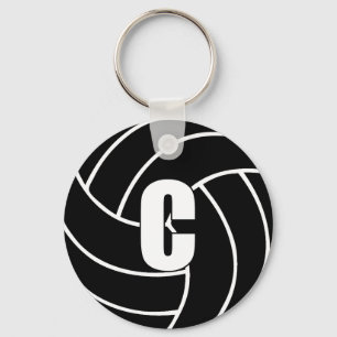 Netball Centre C Key Ring