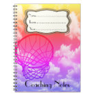 Netball Coaching Notes Theme Personalised