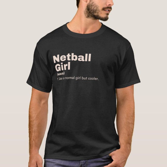 Netball Girl - Netball T-Shirt (Front)