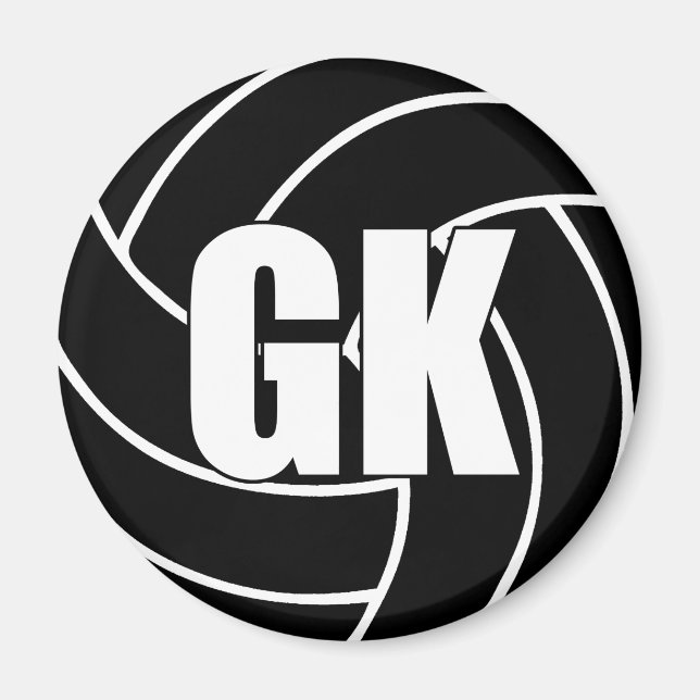 Netball Goal Keeper Magnet (Front)