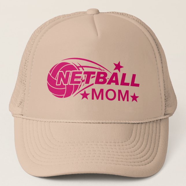 Netball Mum, Netball Trucker Hat (Front)