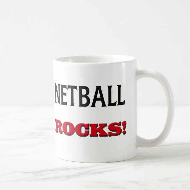 Netball Rocks Coffee Mug (Right)