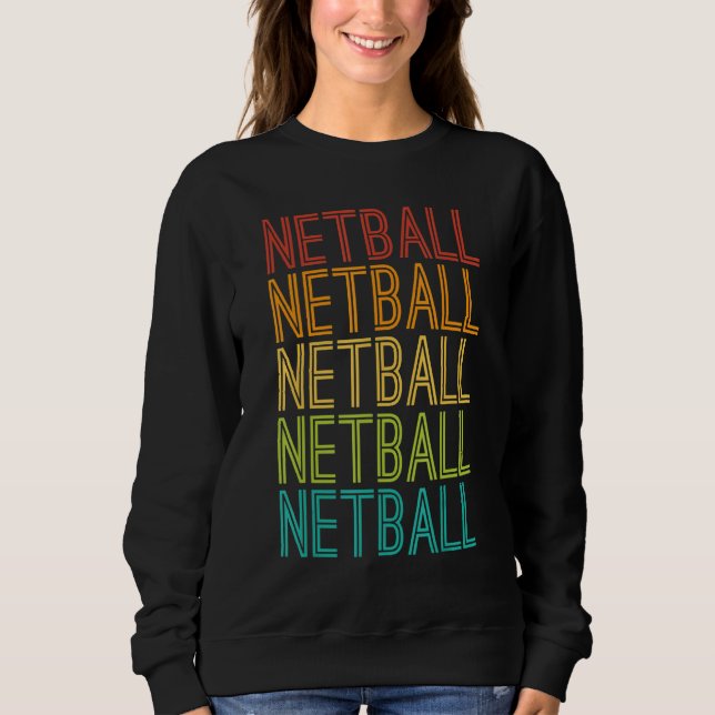 Netball Vintage Sweatshirt (Front)