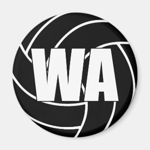 Netball Wing Attack Magnet