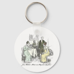 Netherfield Notes - Jane Austen Pride & Prejudice Key Ring