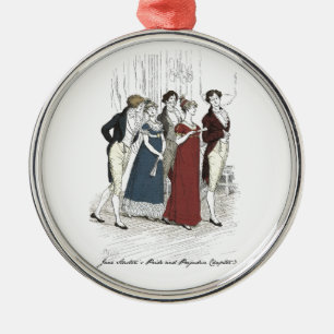 Netherfield Party Arrives  - Pride & Prejudice Metal Tree Decoration