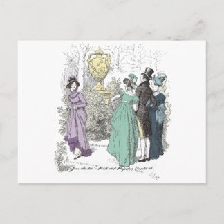 Netherfield Path - Jane Austen Pride & Prejudice Postcard