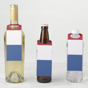 Netherland flag bottle tag