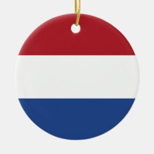 Netherland flag ceramic ornament