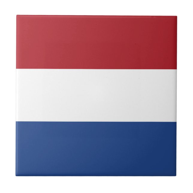 Netherland flag ceramic tile (Front)
