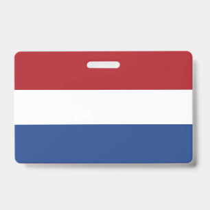 Netherland flag ID badge