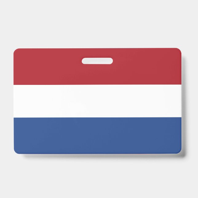 Netherland flag ID badge (Front)