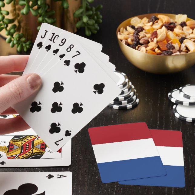 Netherland flag playing cards (In Situ)