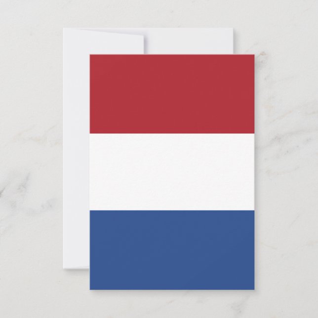 Netherland flag thank you card (Front)
