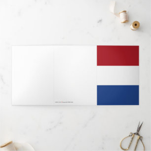Netherland flag Tri-Fold card