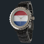 Netherland flag watch<br><div class="desc">An ideal gift for all those who are patriotic of their country!</div>