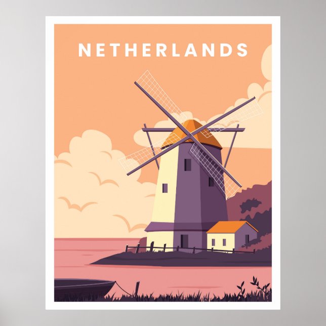 Netherland Travel Poster (Front)