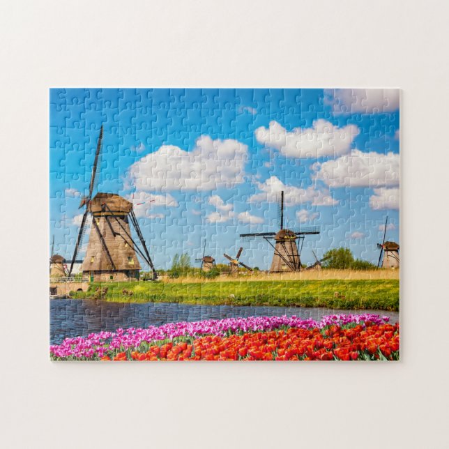 Netherland Windmills Jigsaw Puzzle (Horizontal)
