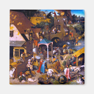 Netherlandish Proverbs, Pieter Bruegel the Elder Magnet