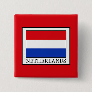 Netherlands 15 Cm Square Badge