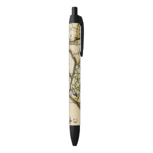 Netherlands 4 black ink pen
