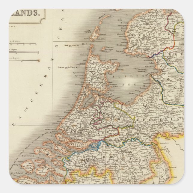 Netherlands 7 square sticker (Front)