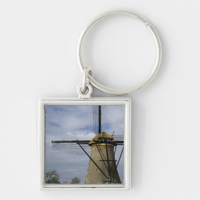 Netherlands (aka Holland), Kinderdijk. 19 Key Ring (Front)