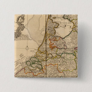 Netherlands and Belgium 15 Cm Square Badge