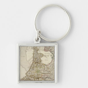 Netherlands and Belgium 3 Key Ring