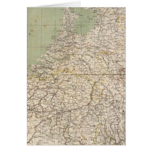 Netherlands and Belgium Atlas Map (Front)