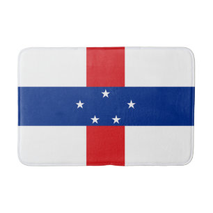 Netherlands Antilles Flag Bath Mat
